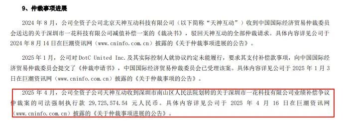 游戏并购“辛酸泪”：天娱数科用时近5年追回近3000万业绩补偿款